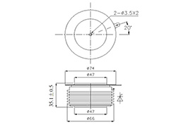 Dessin d'encombrement Dimensions