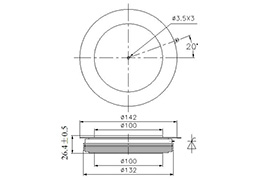Dessin d'encombrement Dimensions