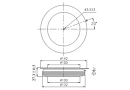 Dessin d'encombrement Dimensions