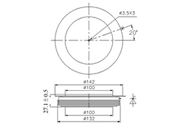 Dessin d'encombrement Dimensions