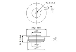 Dessin d'encombrement Dimensions