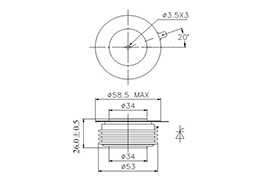 Dessin d'encombrement Dimensions