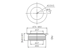 Dessin d'encombrement Dimensions