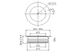 Dessin d'encombrement Dimensions