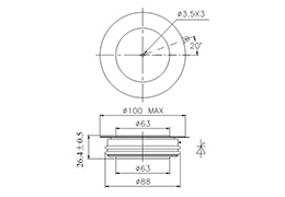 Dessin d'encombrement Dimensions
