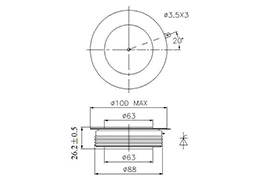 Dessin d'encombrement Dimensions