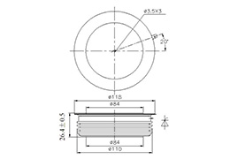 Dessin d'encombrement Dimensions