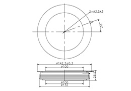 Dessin d'encombrement Dimensions