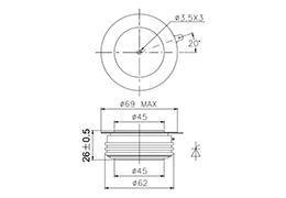 Dessin d'encombrement Dimensions