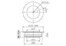 Dessin d'encombrement Dimensions