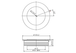 Dessin d'encombrement Dimensions