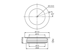 Dessin d'encombrement Dimensions