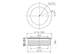 Dessin d'encombrement Dimensions