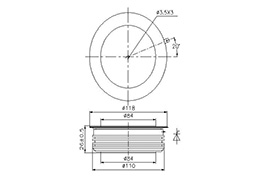 Dessin d'encombrement Dimensions
