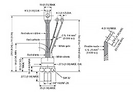 Thyristor rapide de type Tige